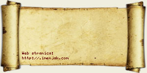 Mina Divac vizit kartica